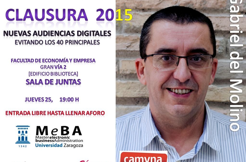 Clausura del #Meba2015: Nuevas audiencias digitales, huyendo de los 40 principales
